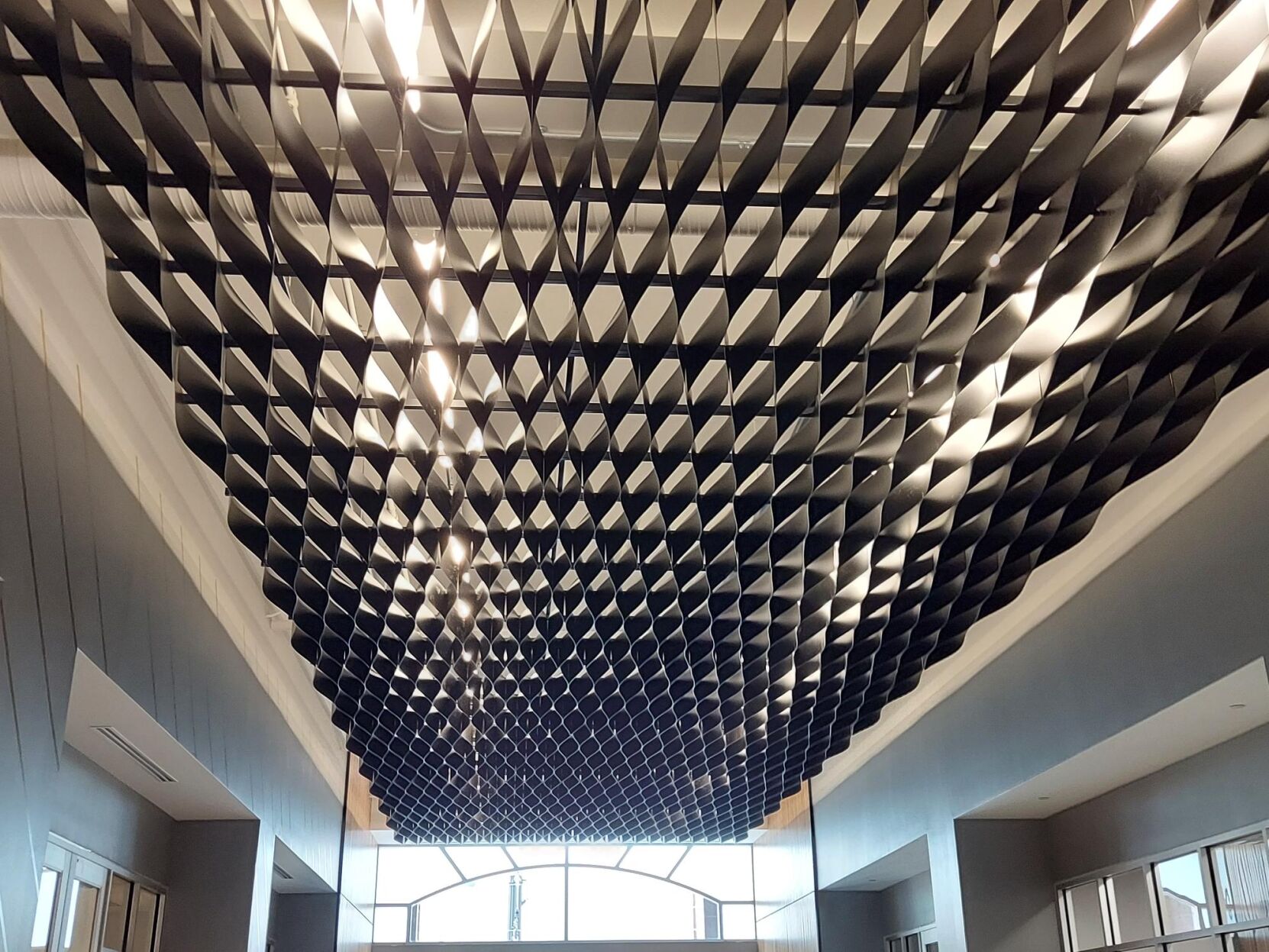 Lafayette Court-honeycomb ceiling